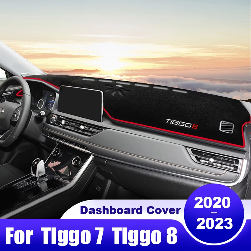 

For Chery Tiggo 7 Tiggo 8 Pro 2020 2021 2022 2023 Tiggo8 Tiggo7 Car Dashboard Cover Dash Mat Sun Shade Non-slip Pad Accessories