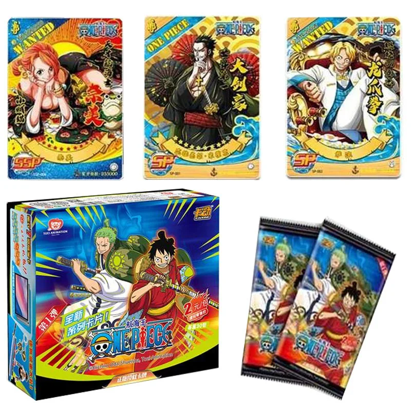 One Piece Anime Trading Collectible Card Luffy Hancock Shanks Nami Rare Character Battle Game Card Toy Children\'s Christmas Gift