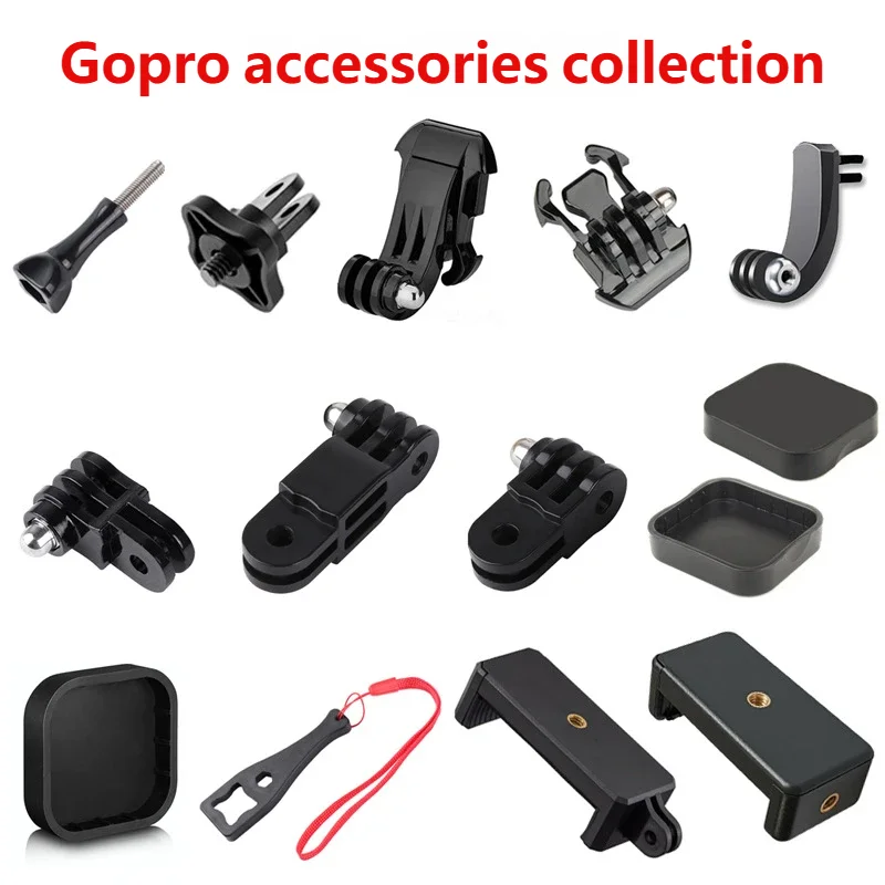 

GoPro Center Vertical Shooting Adapter Yi 360 Long Screw Quarter Inch Thread Phone Clip Action Camera Accessory