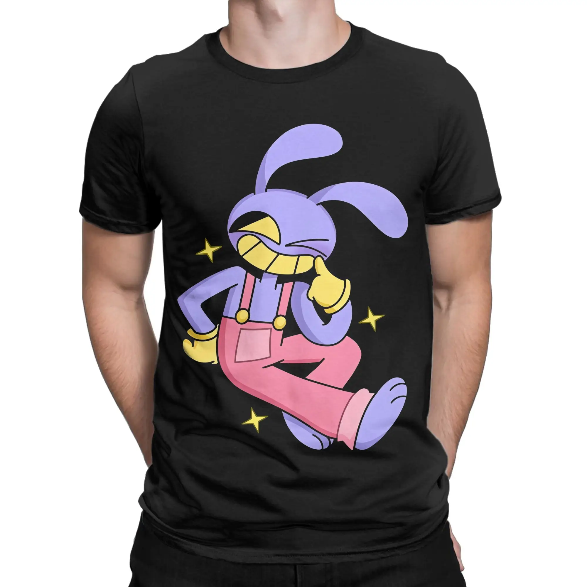 Jax Cartoon Digitals Circus T Shirts Men's  Cotton Humorous T-Shirts Round Neck Tee Shirt Short Sleeve Clothing New Arrival