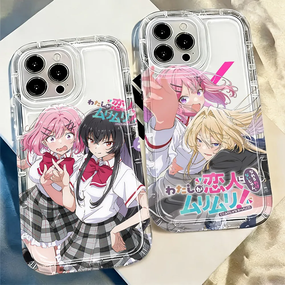 Anime Yuri Phone Case for Samsung Galaxy S25 S24 S23 S22 S21 S20 S10 Note20 Note10 FE Ultra Plus 4G 5G Clear Cover