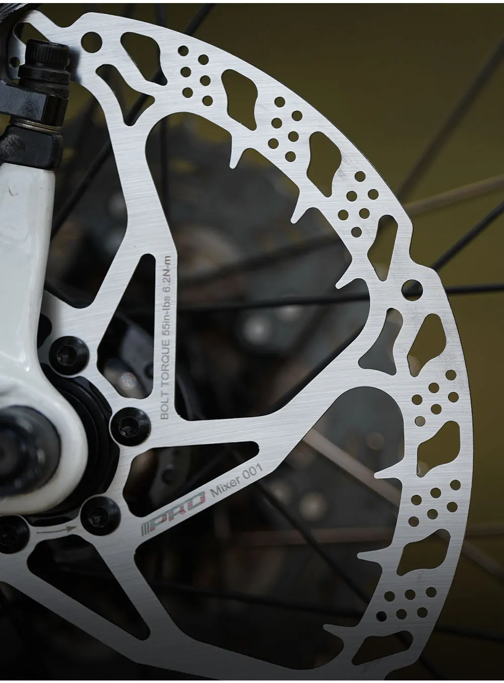 IIIPRO 203 mm Rotor 6 Schrauben Bremsscheibe schwimmend mit Schrauben für Crosscountry, Trailreiten, Elektrofahrräder Neu – Detail 2