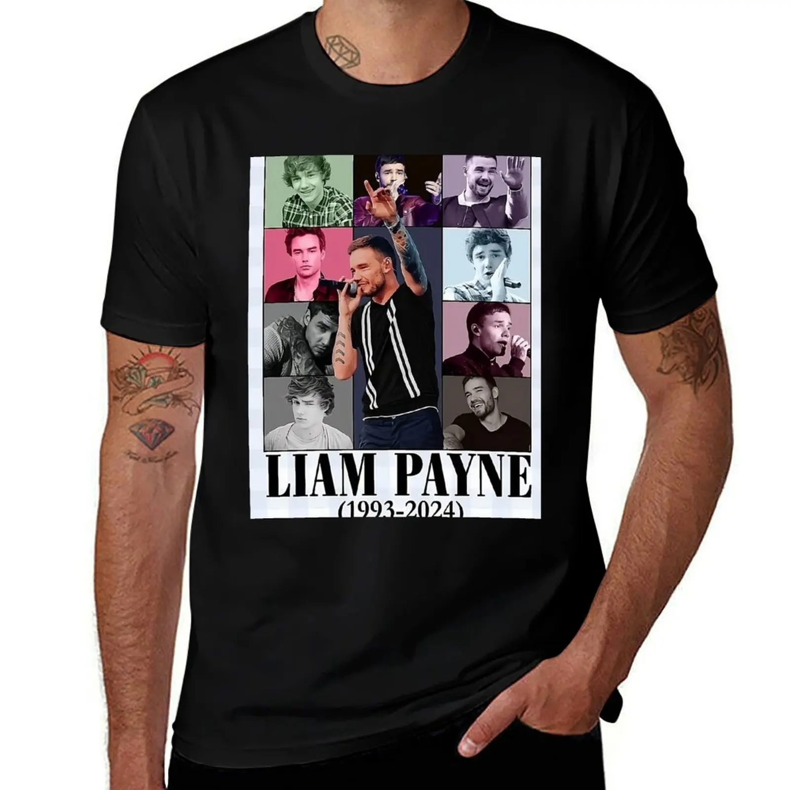 Liam Payne Memories T-Shirt Basic Regular Fit Casual T-Shirt