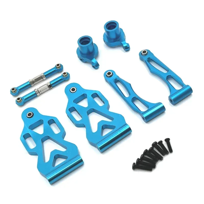 Metal braço dianteiro Swing para RC Car Parts, Copa de direção, Biela, Atualização, SCY 1/16 JJRC 16101 16102 16103 16104 16106 16201