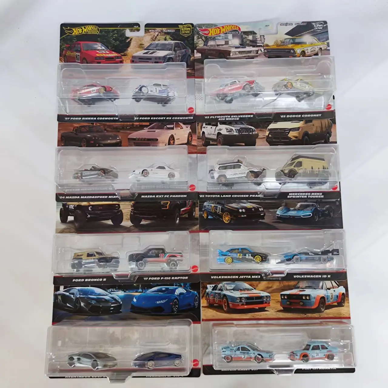 

Hot Wheels Collect Toys Cars Mazda Lamborghini Ford F150 Sierra Benz, набор из 2 предметов, легкая модель Hotwheels, подарок для мальчика, литье под давлением