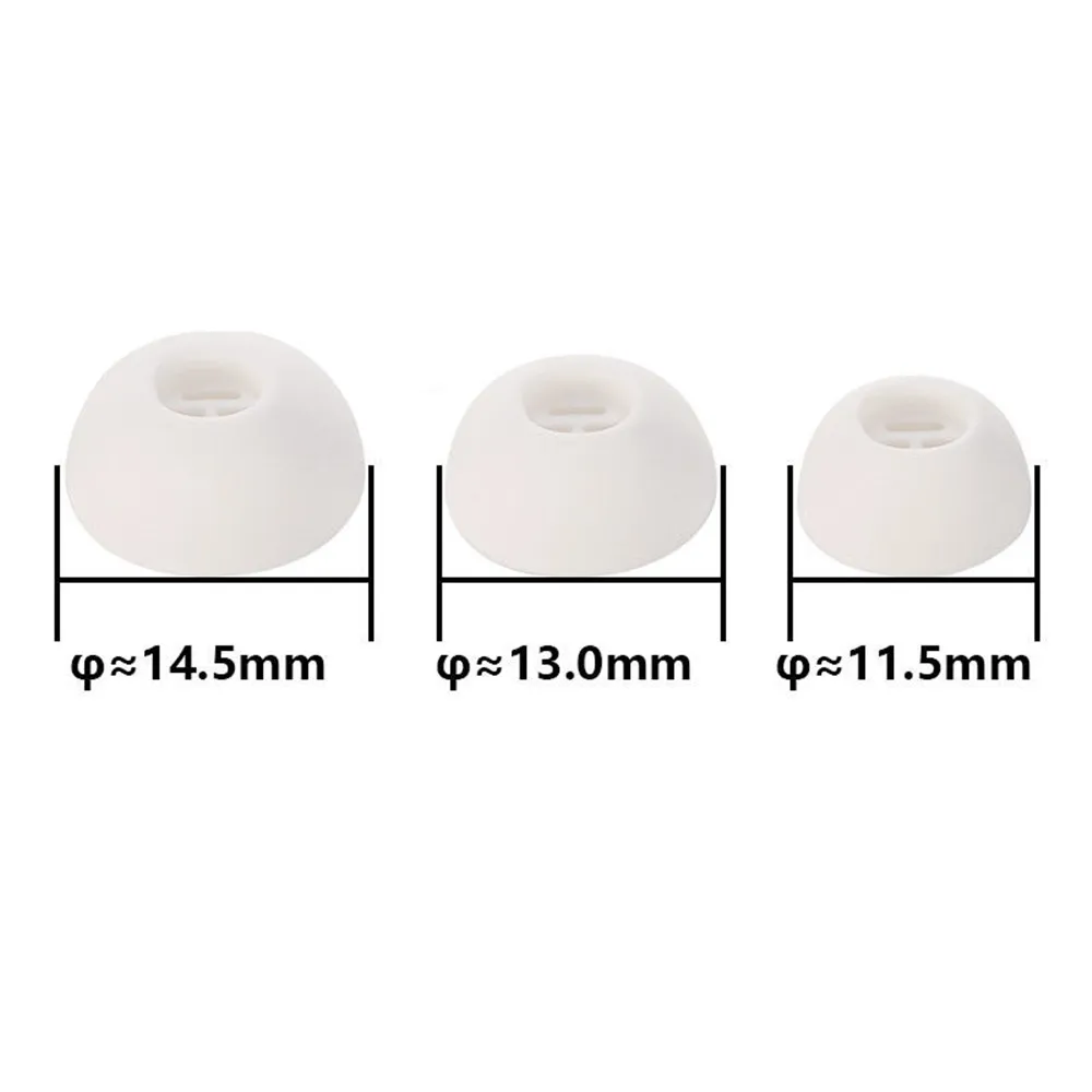 6pcs Eartips Compatible for OnePlus Buds N Bluetooth Wireless Earphone Cover Silicone Ear Tips Gels Earbuds Caps Accessories