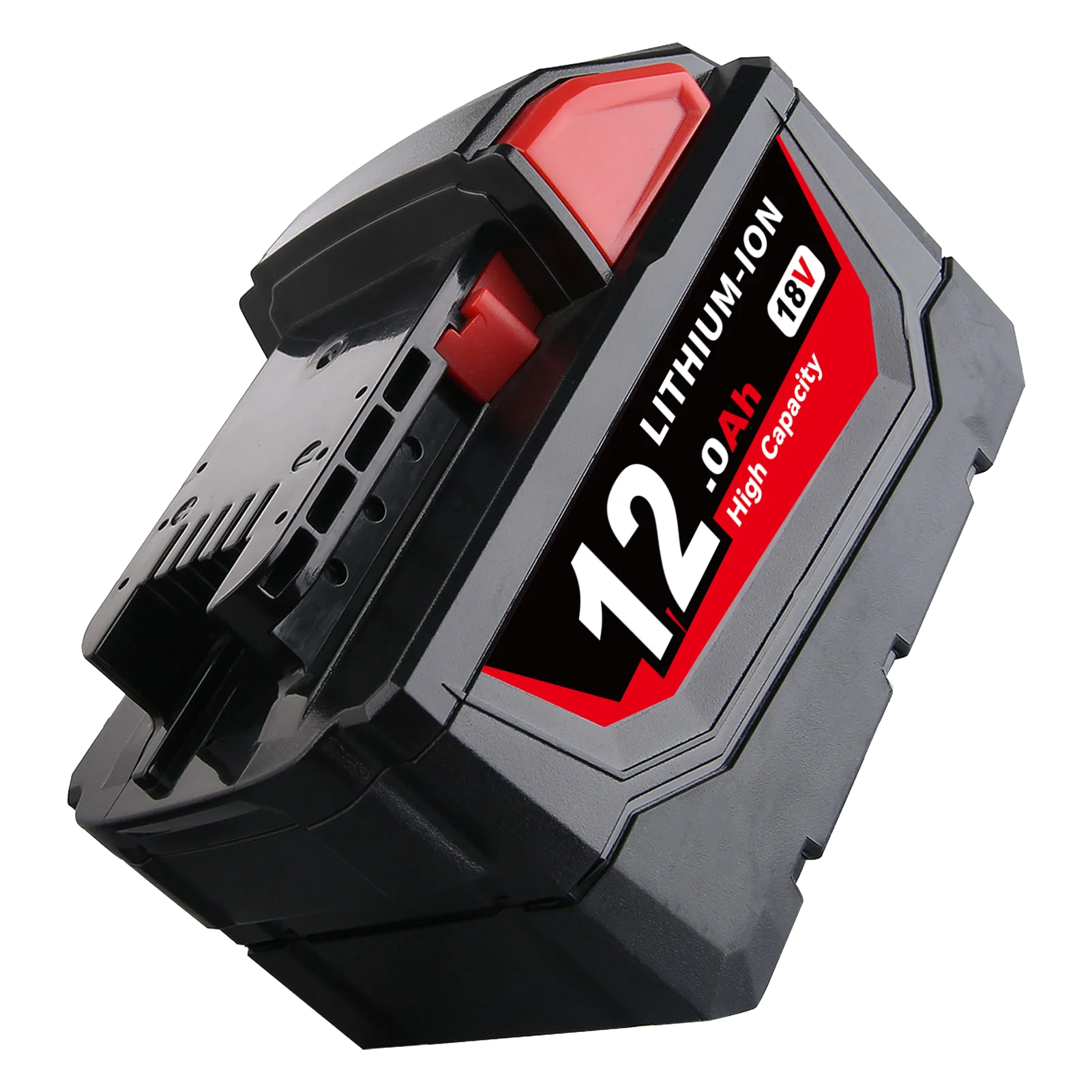 4P Vanon 18V 12.0Ah M18 Lithium Battery Replace for Milwaukee 48-11-1815 48-11-1850 48-11-1852 48-11-1820 48-11-1828 Barrtey Pin