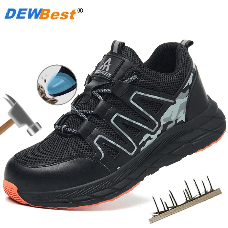 

Новинка 2023 года, изолированная защитная обувь, мужская рабочая обувь на пуговицах, защитная обувь от столкновений и проколов, защитная обувь с пластиковым носком