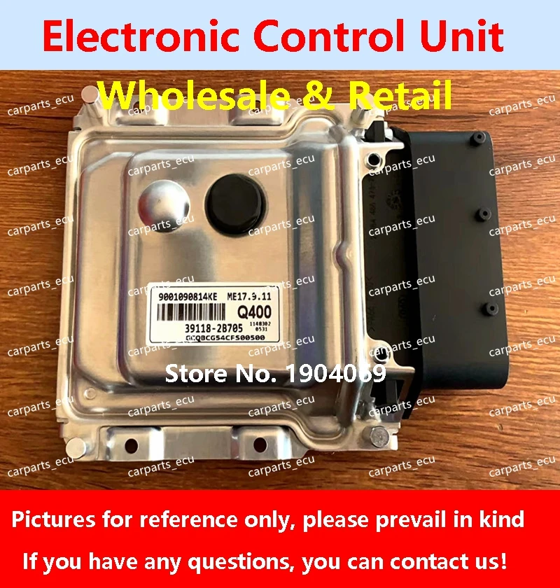 

For Hyundai Elantra Rena Car Engine Computer Board/ECU/ME17.9.11 39118-2B705 Q400/39118-2B700 Q212/39118-2B710 Q201/39118-2B400