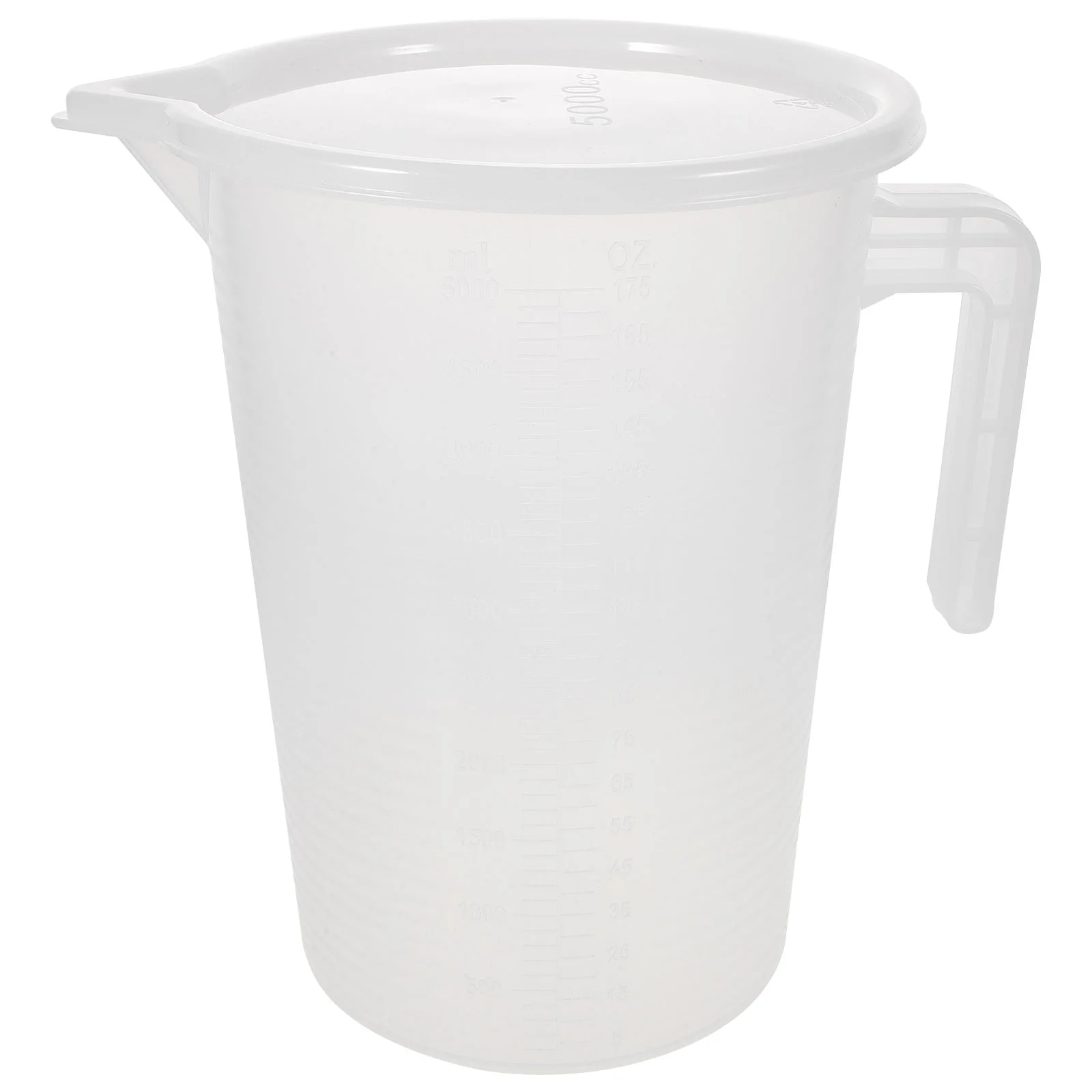 

50l Measuring Cup Plastic Jug Cups Concentrate with Lid Large Capacity PC Pitcher Coffee Mugs