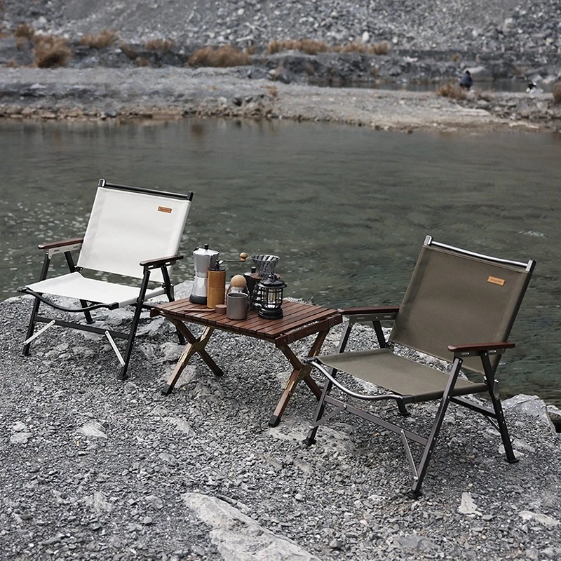 Outdoor camping folding chair Camping Kermit chairs Removable aluminum canvas picnic chairs