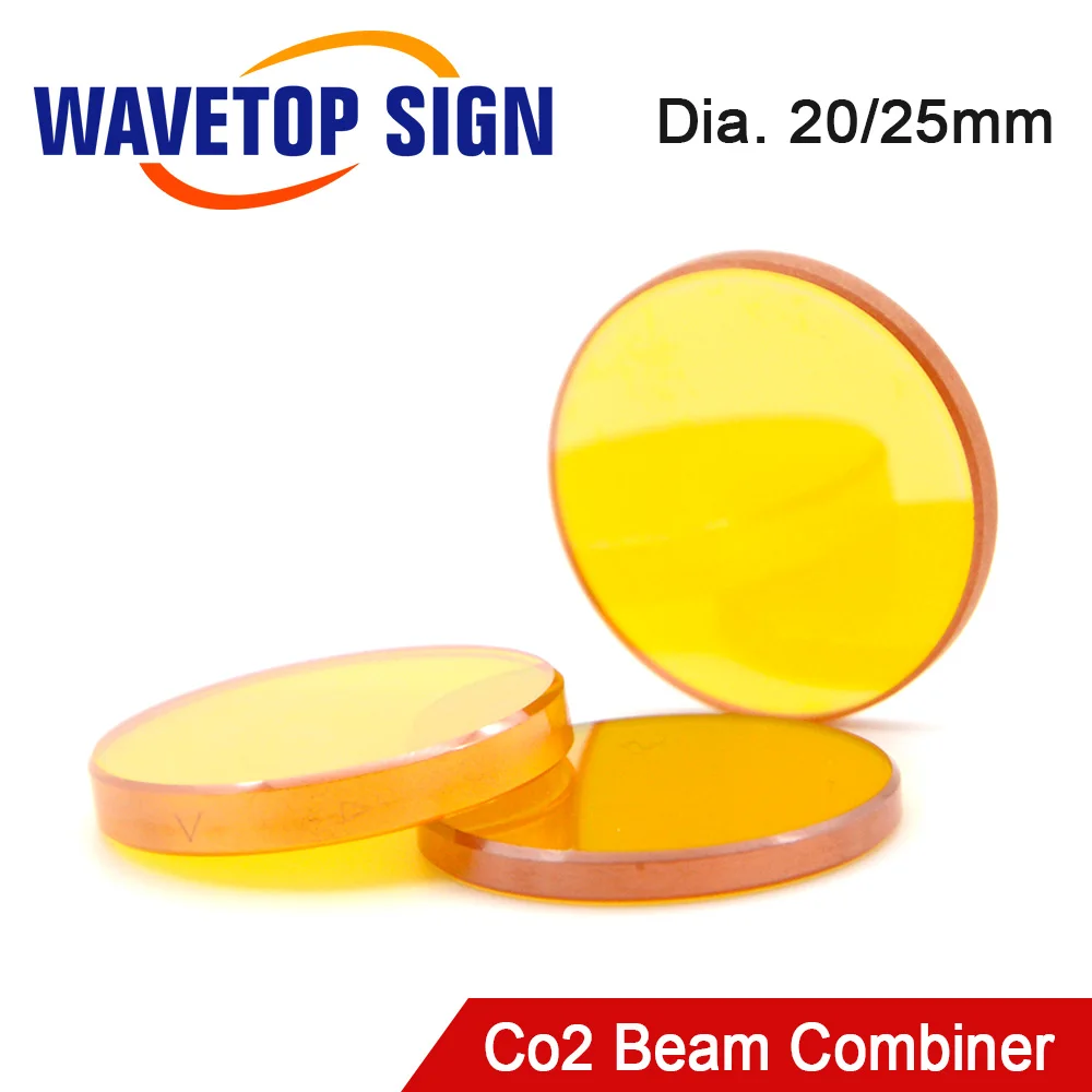 

CO2 Laser Beam Combiner Lens D20mm 25mm for CO2 Laser Engraving Cutting Machine to Adjust Light Path and Make Laser Visible