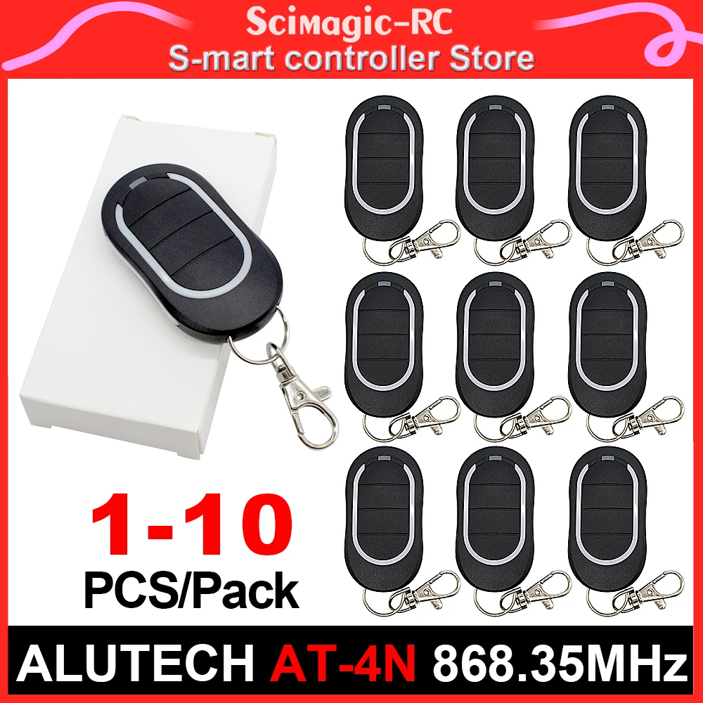 

ALUTECH AT-4N 868 AT 4N AT4N AT-4N-868 868MHz Garage Remote Control 868.35MHz Gate Remote Control Garage Door Opener Transmitter