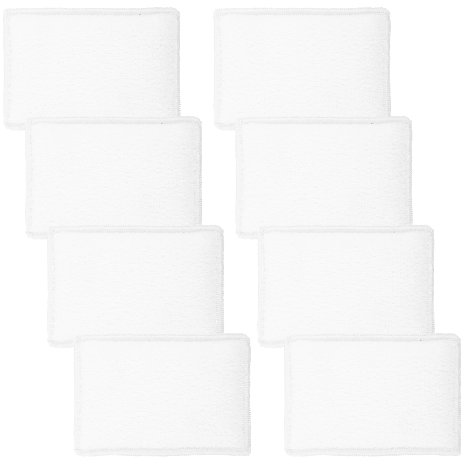 Esponjas laváveis de fibra de bambu, 8 peças, para pratos, forte, estável, limpeza de cozinha, reutilizáveis, suprimentos de esponjas de prato