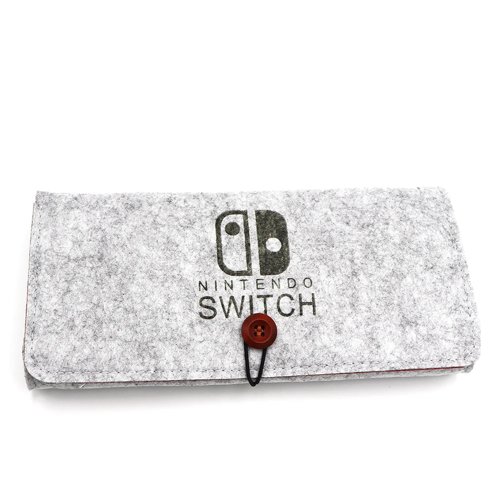 Estuche portátil ultradelgado, bolsa de transporte de fieltro para Nintendo Switch, bolsa de almacenamiento protectora profesional para NS Switch