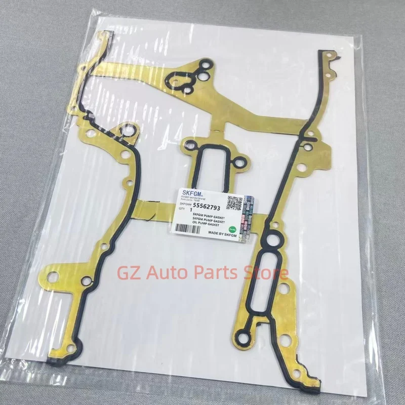 10PCS Engine Front Oil Pump Gasket Timing Cover Gasket 55562793 503241 For GM Opel Chevrolet Cruze Buick Sonic Buick Encore 1.4L