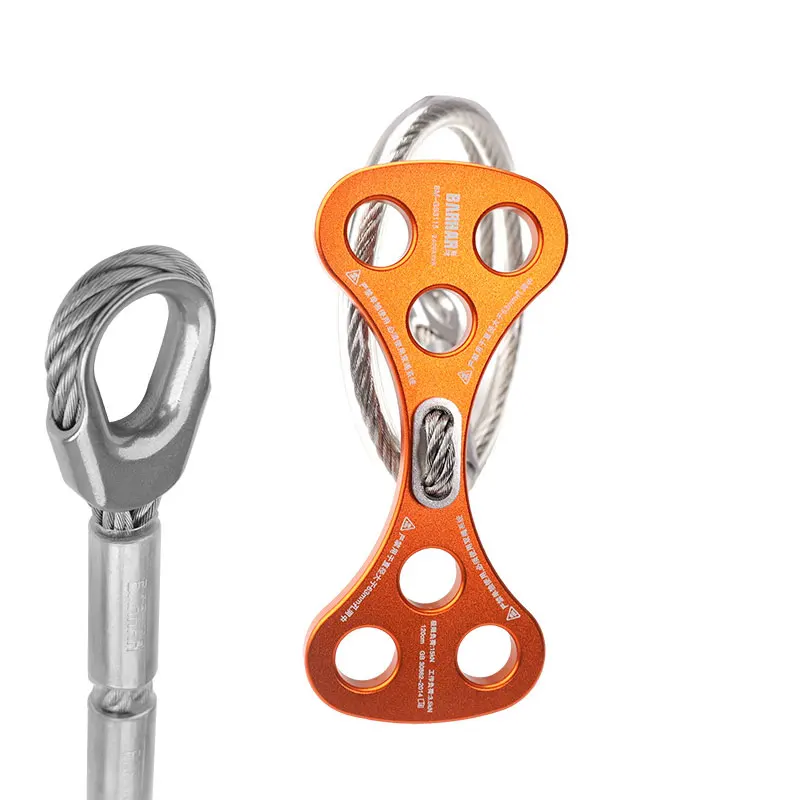 PeakSeek Dog Bone Steel Wirerope Air Conditioning Hole Detachable Anchor Point 60CM 120CM for Height Operation