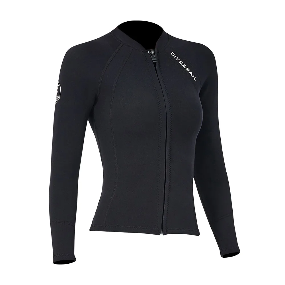 

Wetsuit Top Women Men 2MM Neoprene Wetsuit Jacket Long Sleeve Diving Surfing Top, 3MM 1.5MM Wetsuits Shirt Vest Scuba Wetsuit