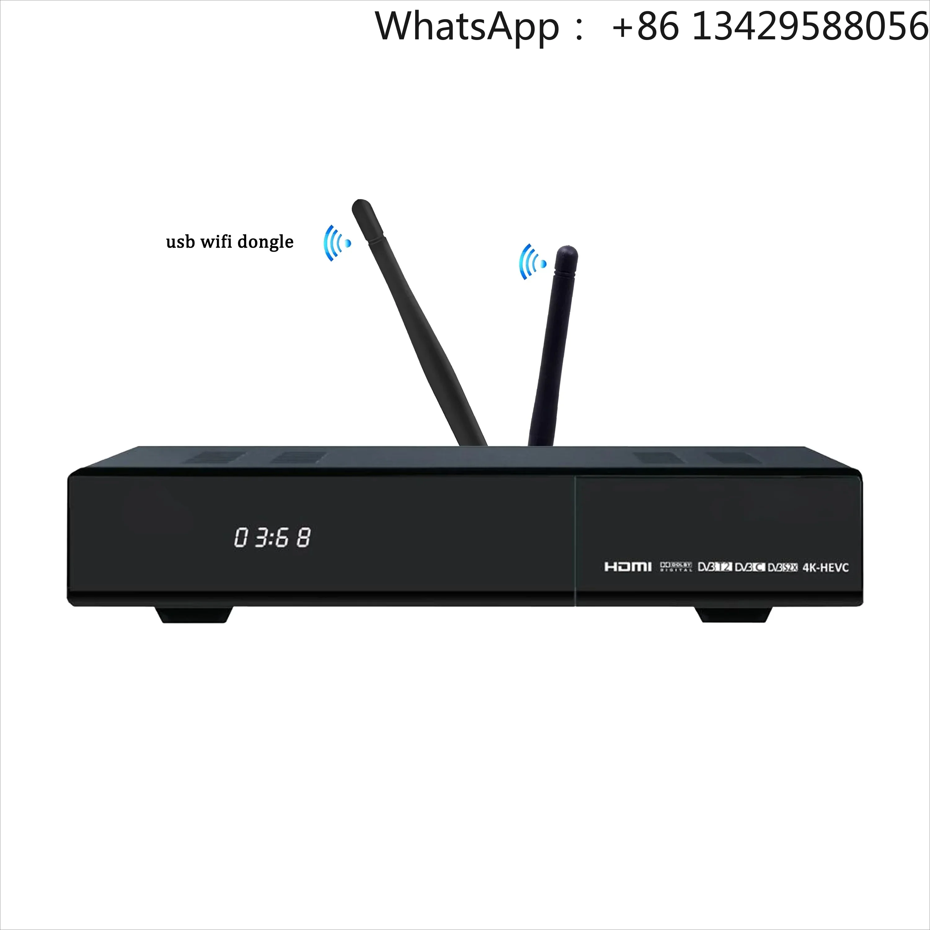 4K UHD Satellite Receiver with Enigma2 Linux OS 2*DVB-S2/S2X + DVB-T2/C Tuners CA +CI Stalker ZGEMMMA H7S