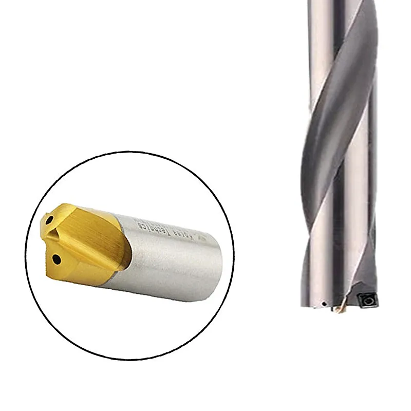 SANAI Fast U Drill 6D 8D SPD Series CNC Lathe Indexable Deep Drilling Bit for Carbide Inserts SPMG with Position Fix Drill