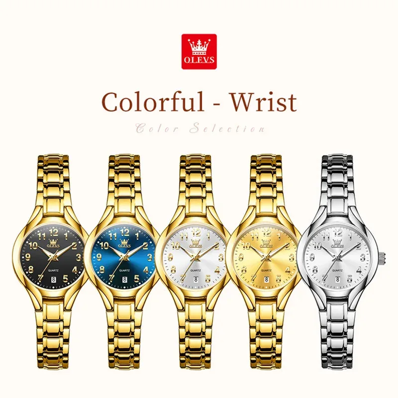 OLEVS 3650 Women Watch Luxury Original Brand Waterproof Luminous Quartz Watch Automatic Date Ladies Watches Bracelet Reloj New