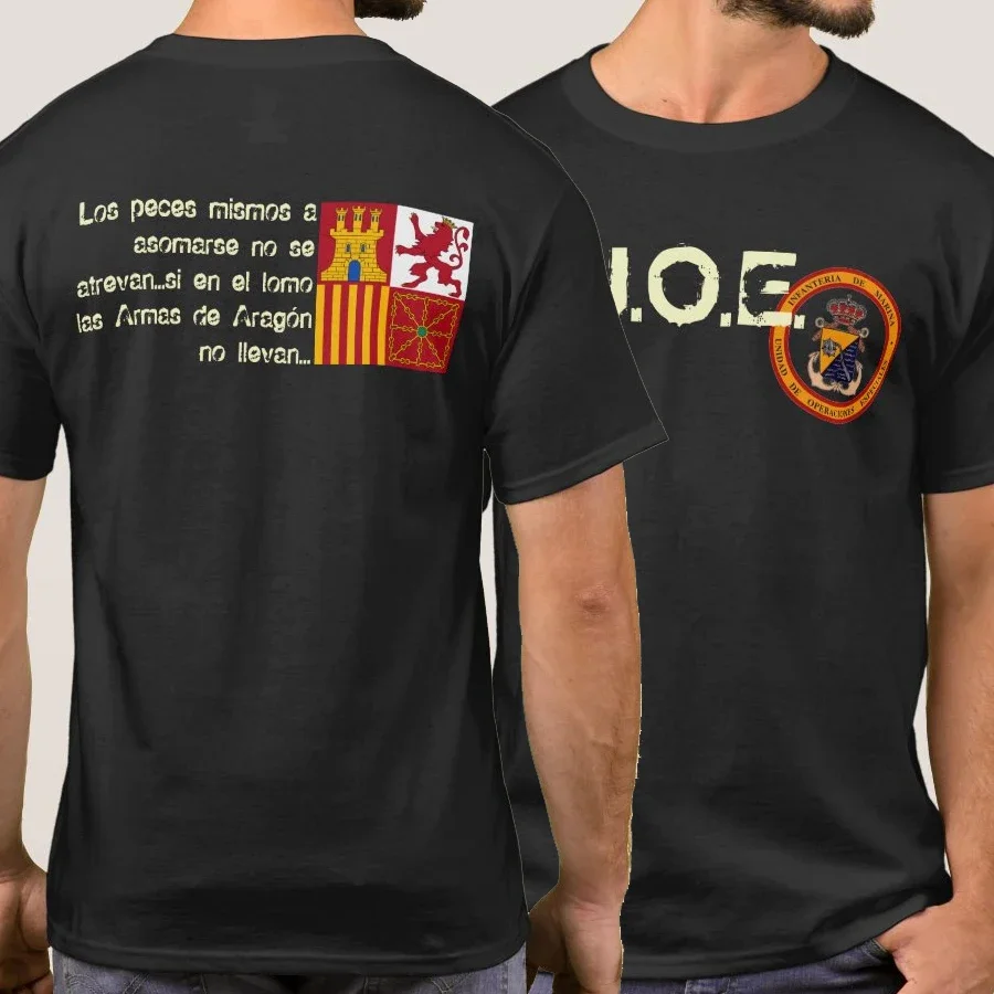 High Quality Cotton,Large Sizes,Breathable Top,Loose Casual T-shirt S-5xl Spanish Marines Special Operations Unit T Shirt.