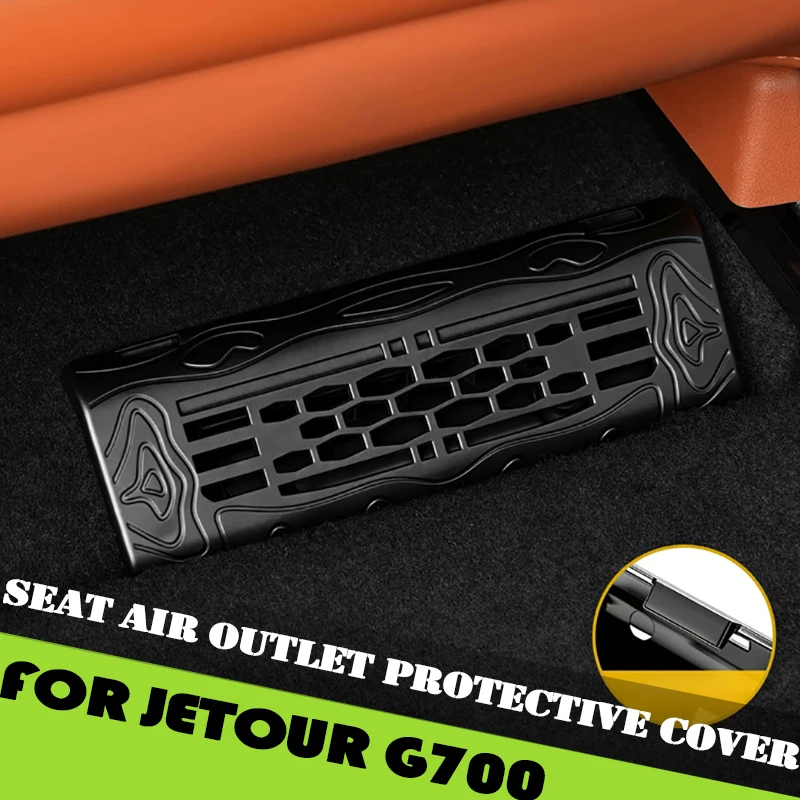 New High Quality Car Seat Air Outlet Protective Cover Fit For JETOUR G700 2025 2026 Modified Car Air Conditioning Dust Cover Int