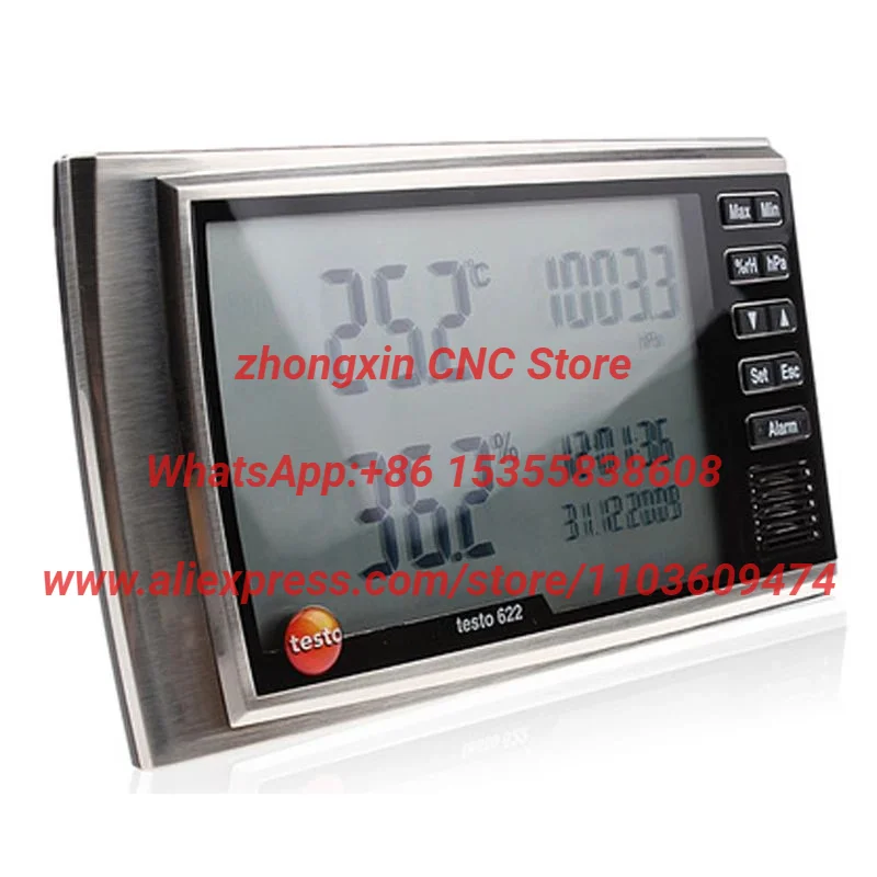Testo 622 Hygrometer with Pressure Big LED Digit Display 0560 6220