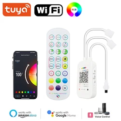 Smart Life RGB Led Lights Controller 4Pin Bluetooth Wifi RGB Controller Music Sync Color Changing RGB Led Controller DC 12V