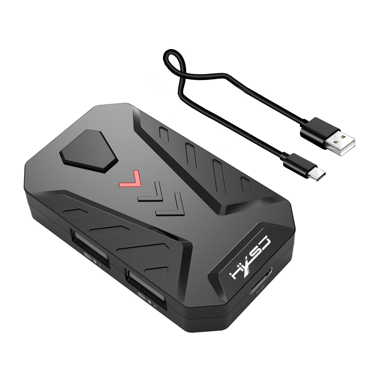HXSJ Gaming Keyboard Mouse Converte,4 In 1 Gaming Keyboard Mouse Converter Combo For Androidphone P8