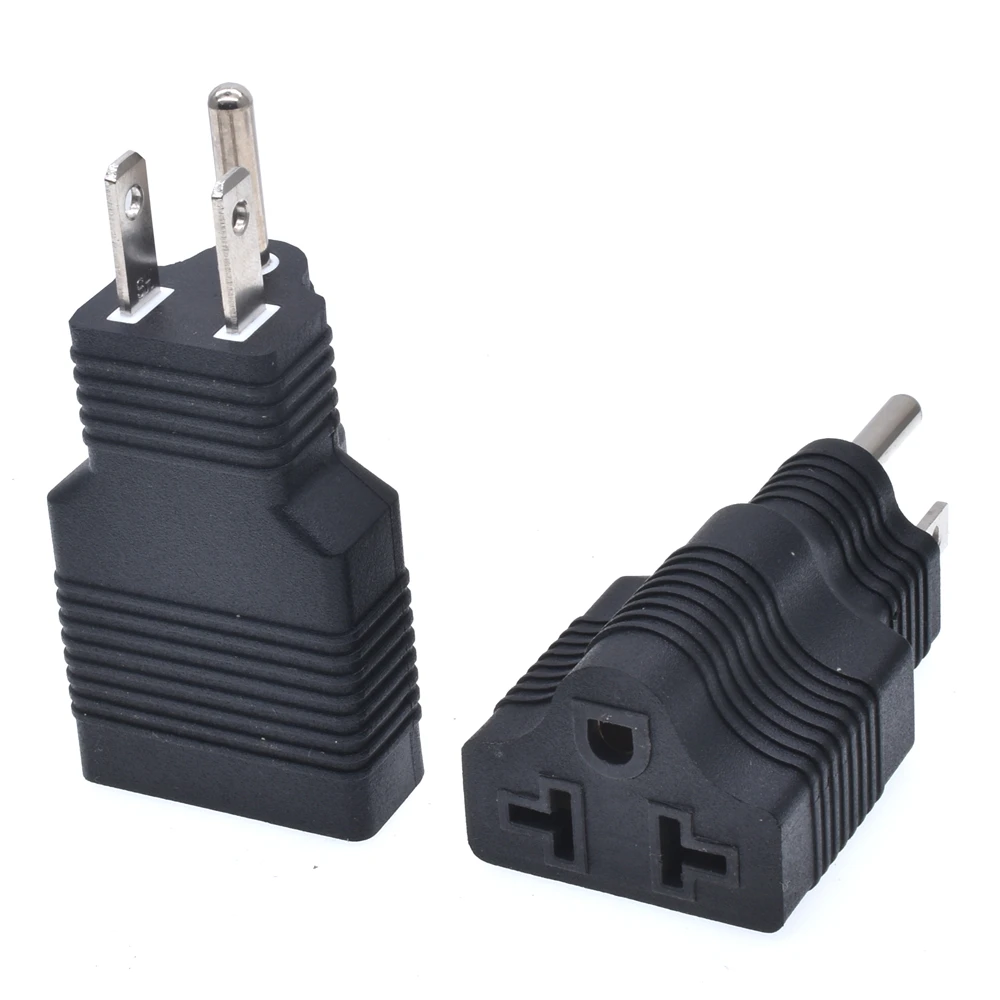 nema 5-15p to nema 5-15/20r plug adapter 5-15P to 6-15P,5-15P to 6-20P, 4 in 1 AC Power Adapter 15A to 20A power plug converter