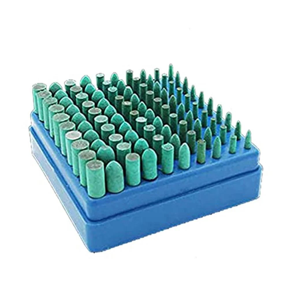 100 Pcs Rubber Polishing Kits For Dremel Tools - Versatile Buffing Tips Set Abrasive Tools Product Series Parts