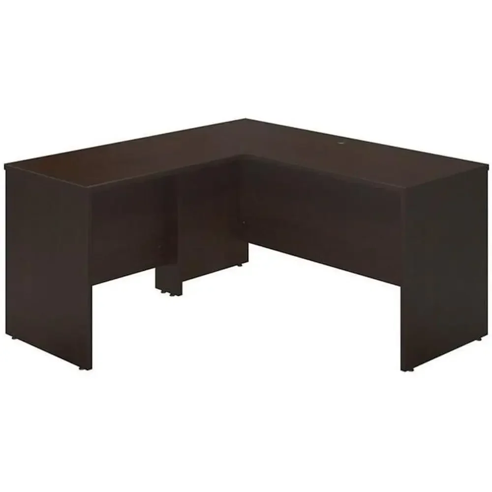 Series C Elite 60 Desk Shell with 36 Return in Mocha Cherry Finish