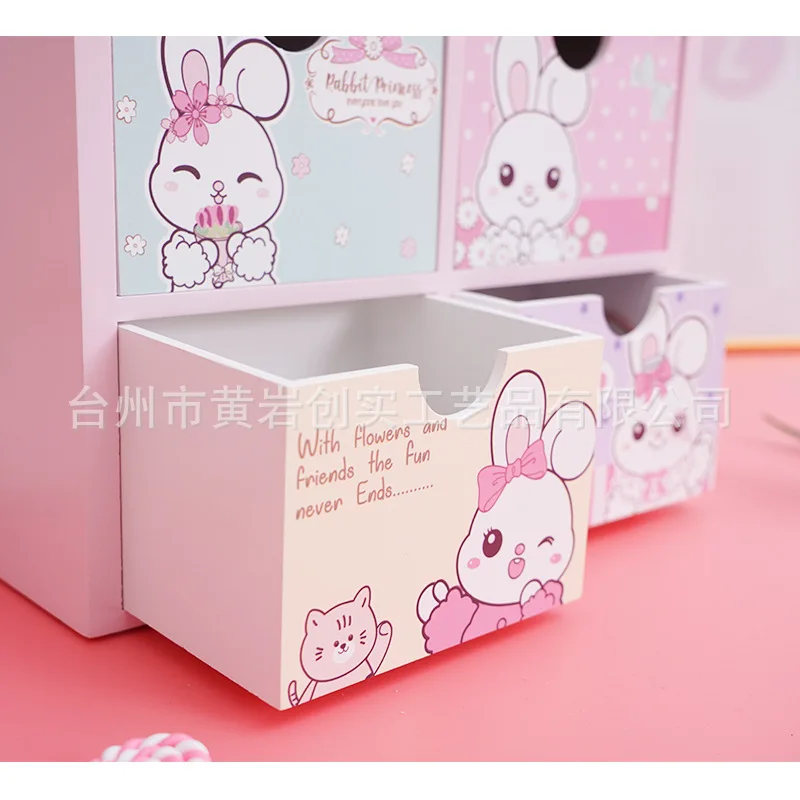 Original Storage Box Multi Functional Wooden Jewelry Box Home Multi Layer Drawer Jewelry Packaging Box