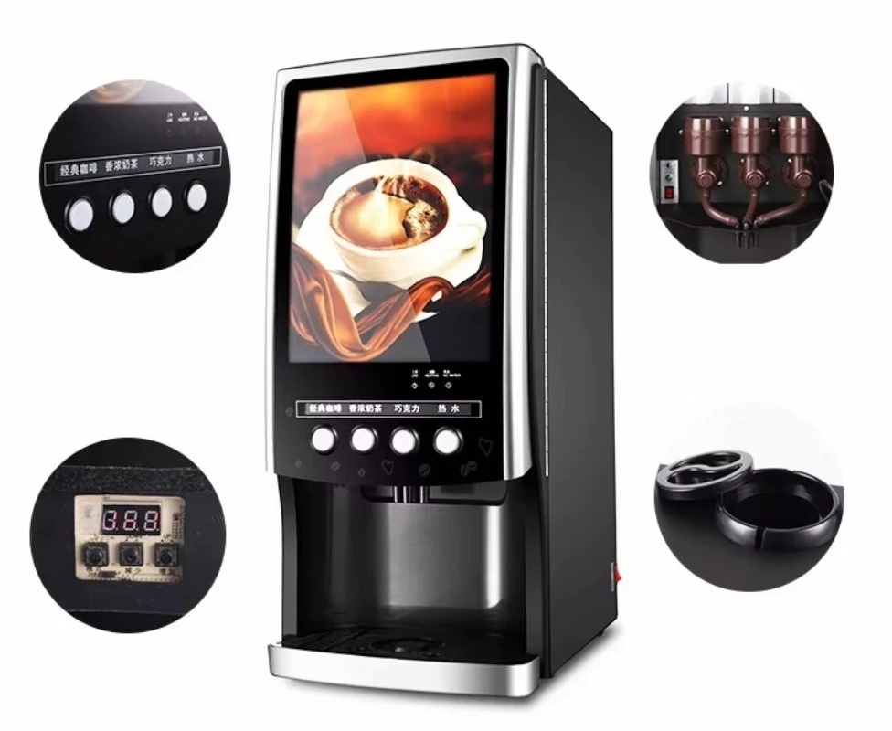 Immagine 3: Distributore Automatico di Tè al Latte e Bubble Tea, Macchina Distributrice di Tè e Caffè