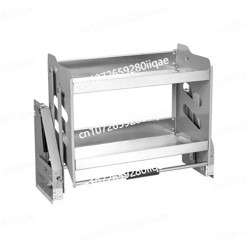 

Креативные кухонные шкафы из нержавеющей стали, современная кухонная мебель, стеллаж для домашнего хранения, кухонный вспомогательный настенный шкаф, подъемная корзина