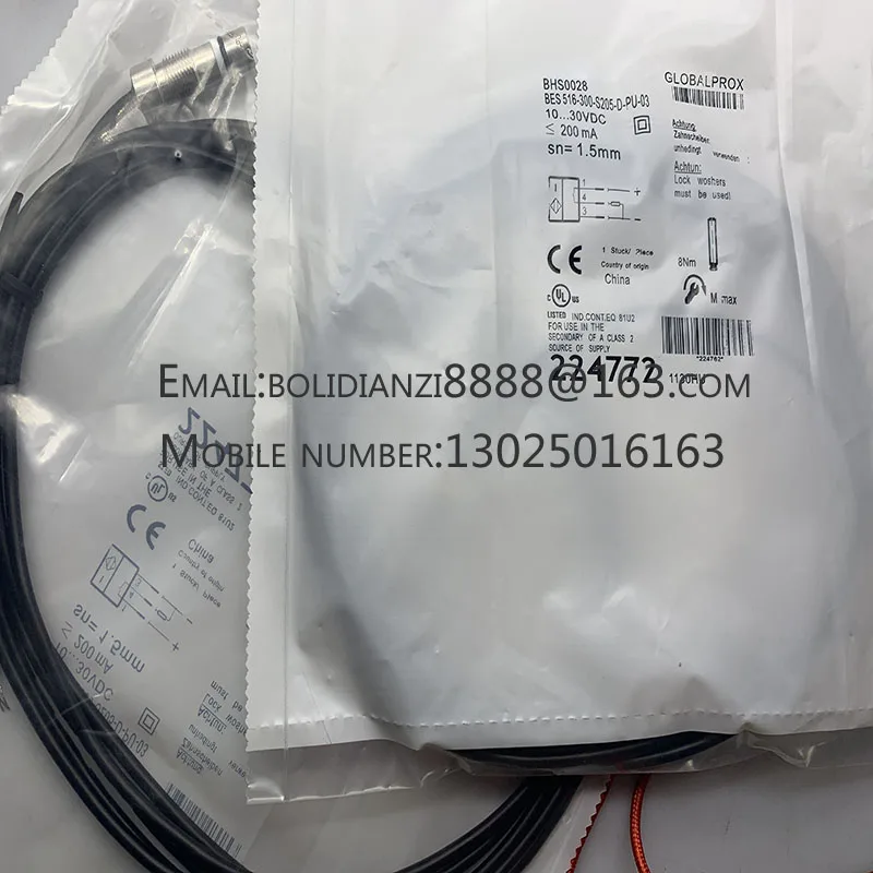 

BHS0028 BES 516-300-S205-D-PU-03 Бесконтактный переключатель Совершенно новый оригинал