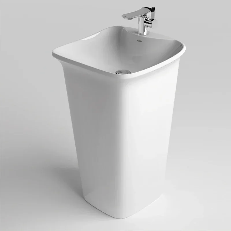 Ceramic pillar basin, wash basin, bodyceramic