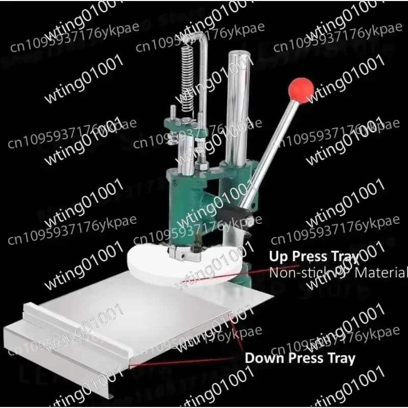 for Pizza Dough Roller Manual Press Machine Non Stick Rolling Pin Baker Tool for Home Kitchen Pastry Noodle Maker Easy Clean