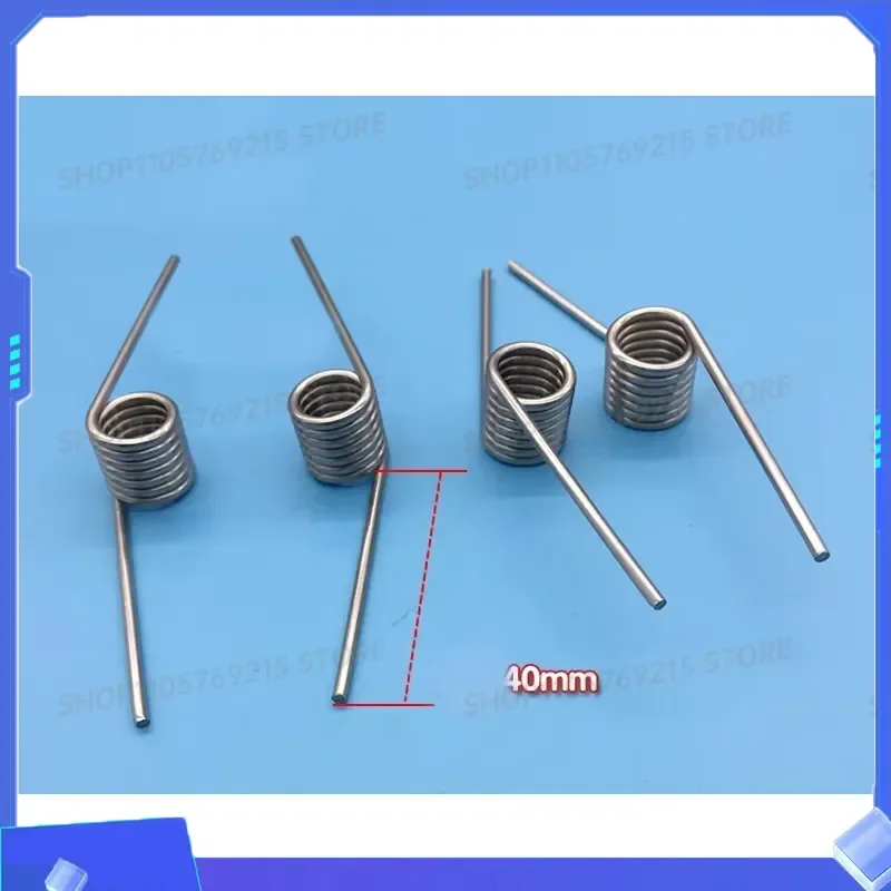 for Torsion Spring 2.0 Stainless Steel Outside Diameter 14mm Angular Length 40mm 7 Ring Torsional Spring 10 Pair