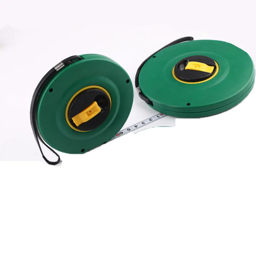 

20m Retractable Tape Measure Stainless Steel Durable Accurate for Construction Carpentry DIY Measurements Ideal Tools