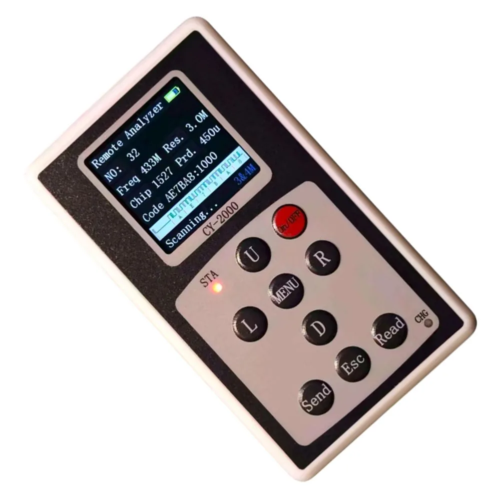 EV1527 Detector Wireless RF Analyzer For Remote Troubleshooting Material ABS Wireless Remote Control Detection
