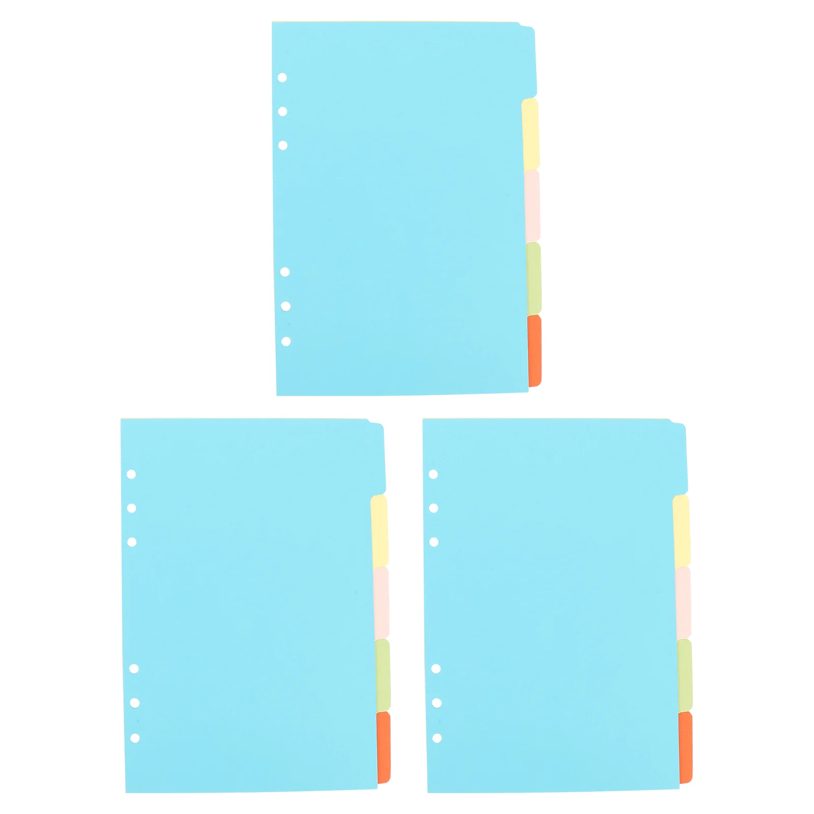 15 Pcs Index Label Office Tab Dividers Calender Portable Binder with Tabs Book Annotation Supplies Sticker Household