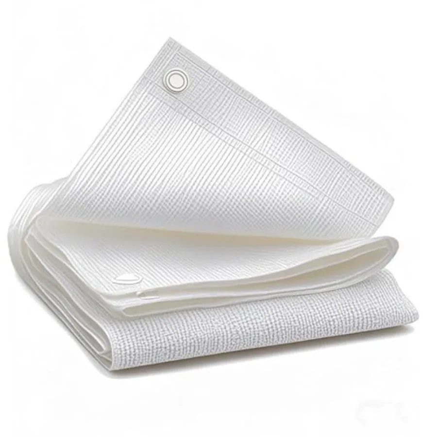 

90 White Shade Cloth for Garden Plant Greenhouse 3.3 x 6.6 FT Sun Shade Net for Chicken Coop Dog Kennel Backyard Balcony More