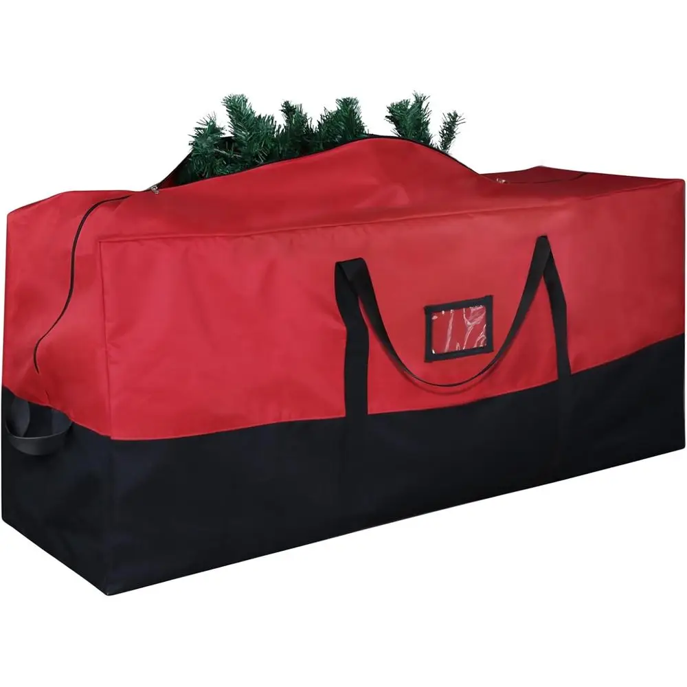 

9 Ft Artificial Christmas Tree Storage Bag, Durable Waterproof 600D Oxford, Reinforced Handles, Dual Zipper & Card Slot