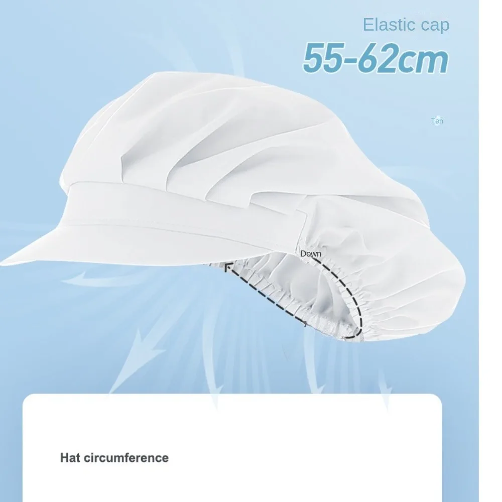 Chic Cloth Work Hat Work Wear Smoke-proof Dust Hotel Cook Cap Breathable Cooking Caps Factory