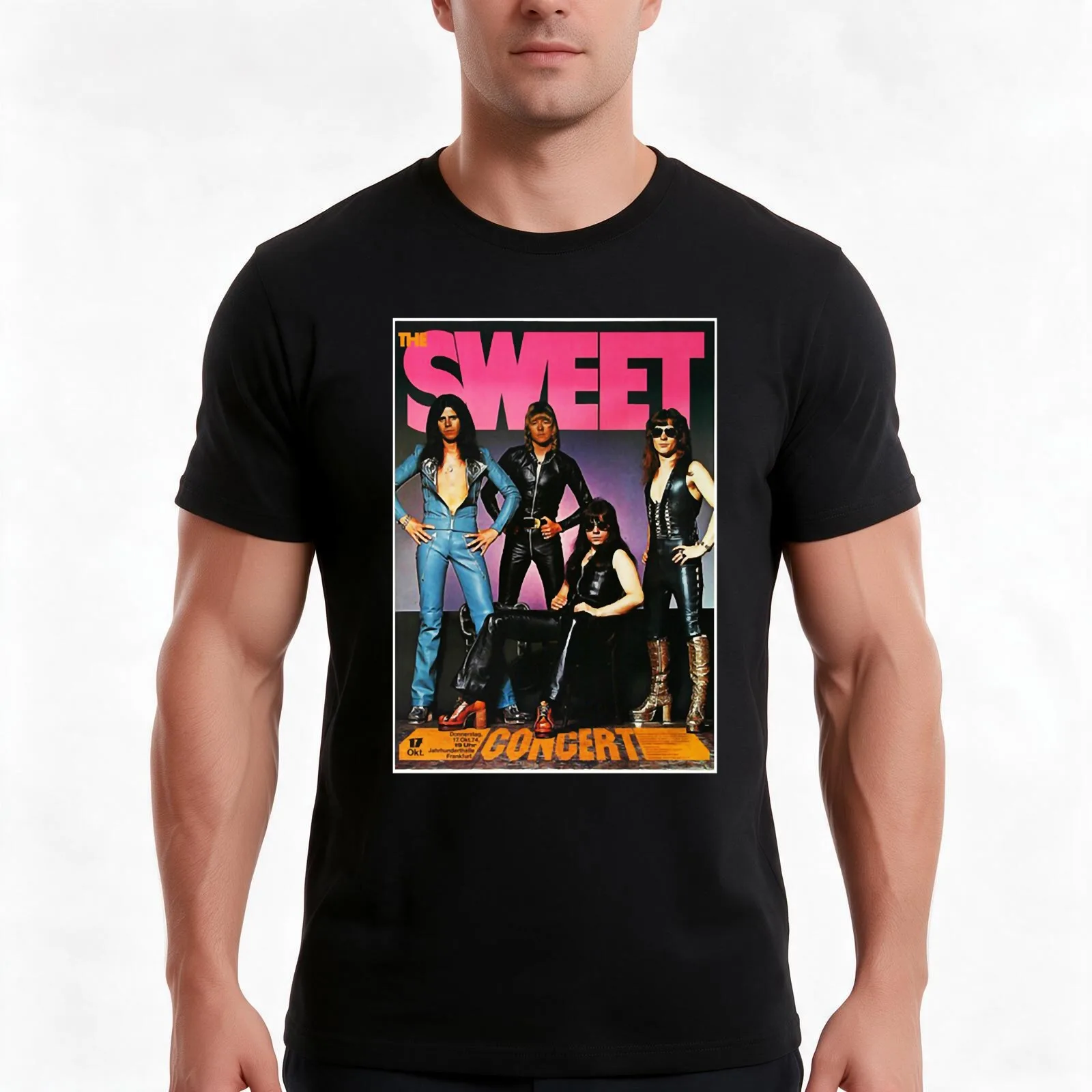 Funny Man The Sweet Band One Shirt Gifts Movie Fans T-Shirt, Summer Casual Cotton Tee, Oversized Streetwear Tops, 100% Cotton