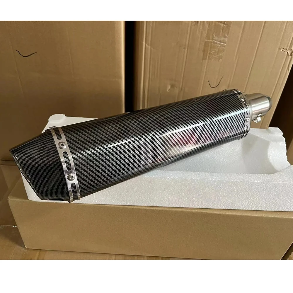Hochwertiger Universeller 51mm Performance-Auspuff für Motorräder, Schalldämpfer zum Fabrikpreis, 310mm 370mm 470mm 570mm – Detail 19