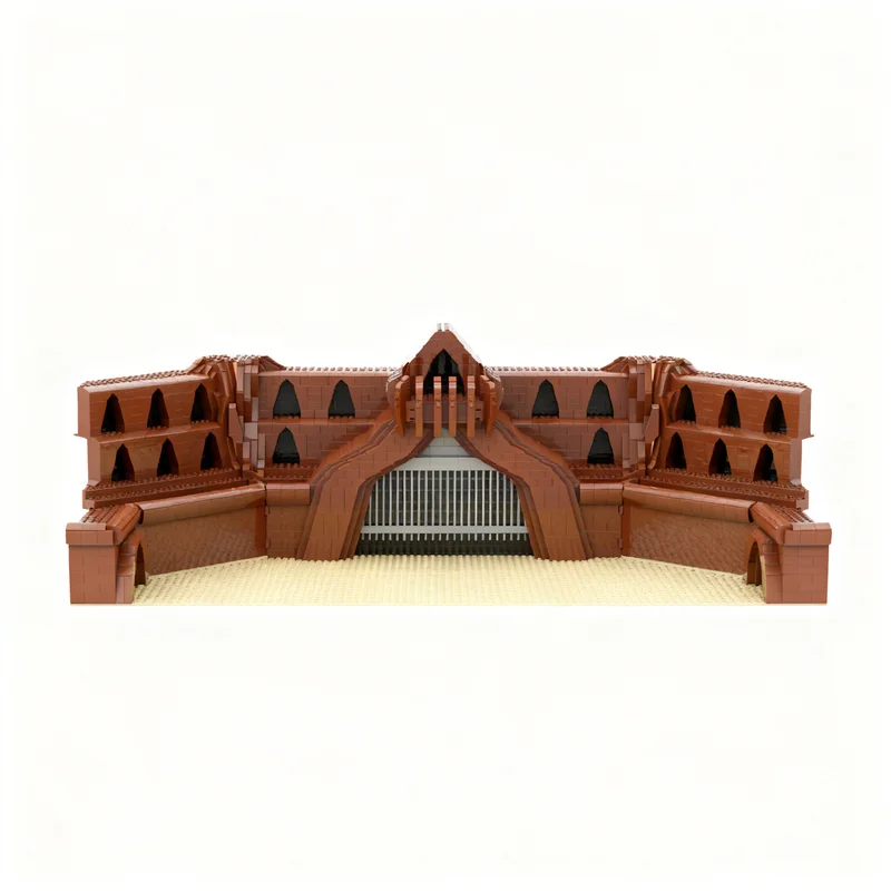 2938pcs MOC Star Battle Geonosian Arena Model Christmas Gift Interior Decoration Collection Home Decor Collectible Desk Ornament