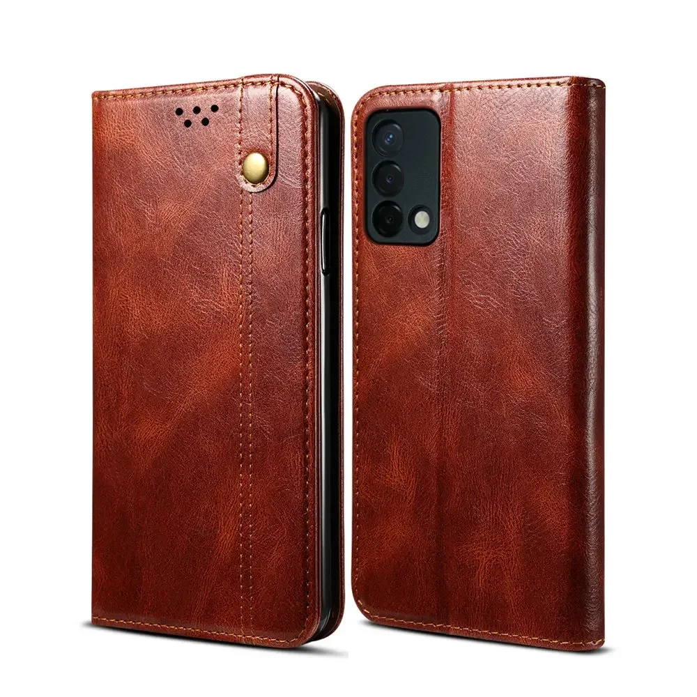 Leather Texture Flip Cover for OPPO A78 A58 57 5G Phone Case Book Capa A77S A94 A16 A54 S A38 A18 A57 A 78 A55 A96 A79 A57S A98